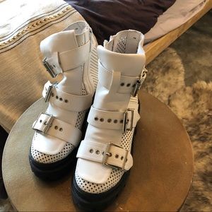 #jeffreycampbell combat platform boots